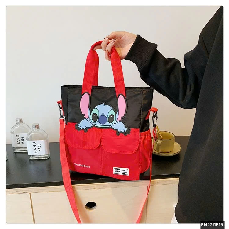 TÚI VẢI  HỌC SINH PHỐI MÀU MICKEY