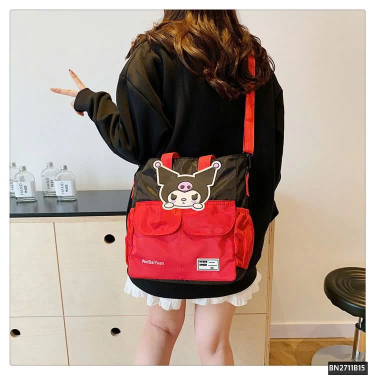 TÚI VẢI  HỌC SINH PHỐI MÀU MICKEY