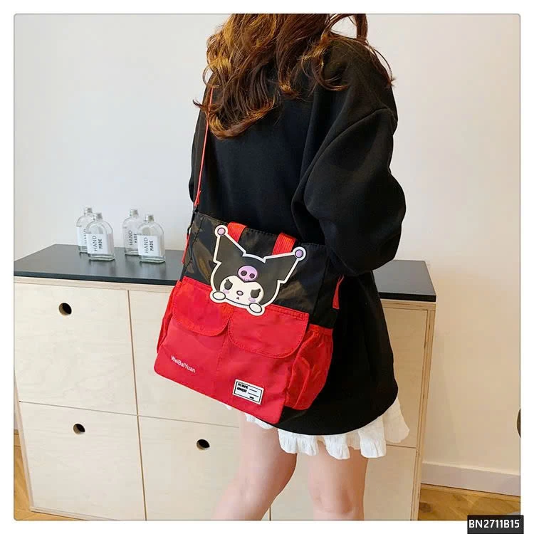 TÚI VẢI  HỌC SINH PHỐI MÀU MICKEY