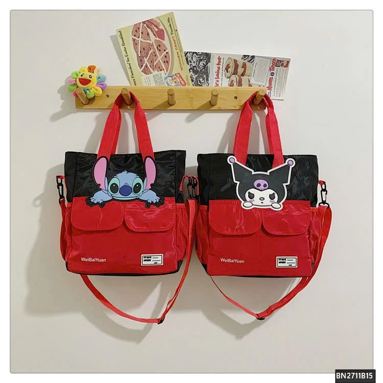 TÚI VẢI  HỌC SINH PHỐI MÀU MICKEY