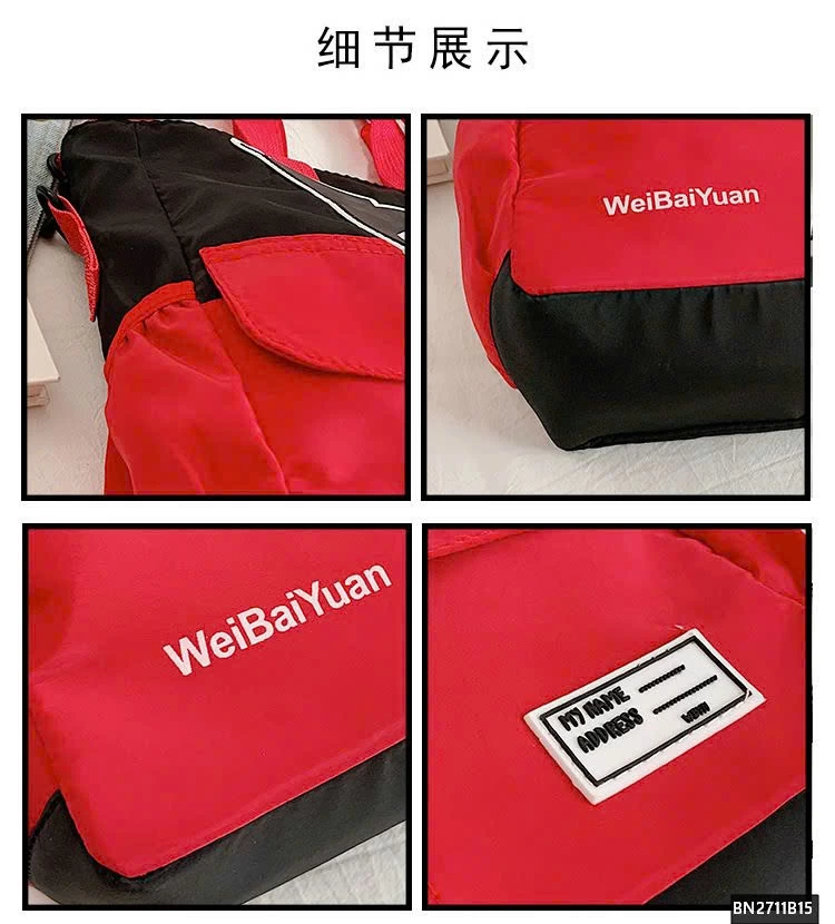 TÚI VẢI  HỌC SINH PHỐI MÀU MICKEY