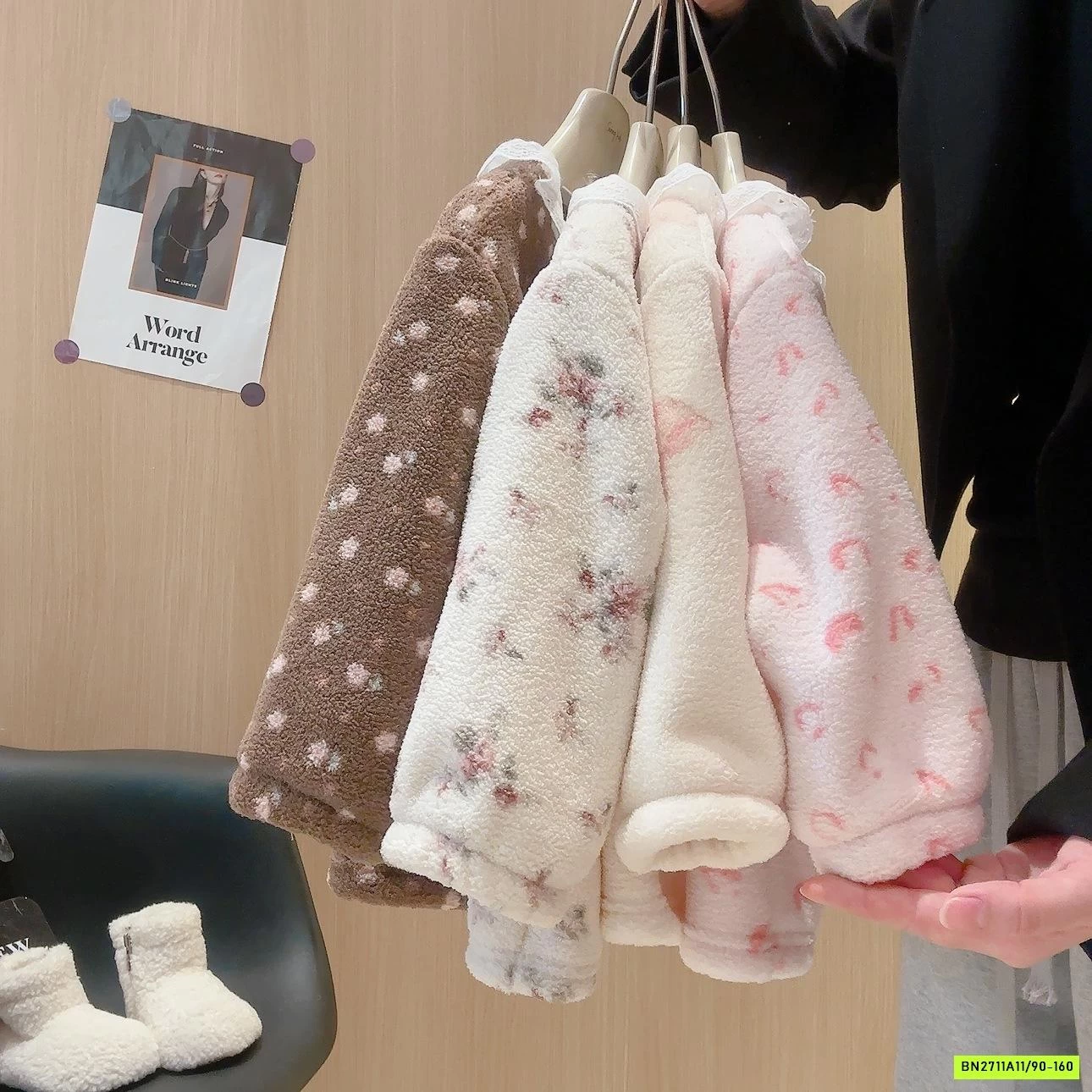 BỘ LÔNG CỪU CỔ PHỐI REN