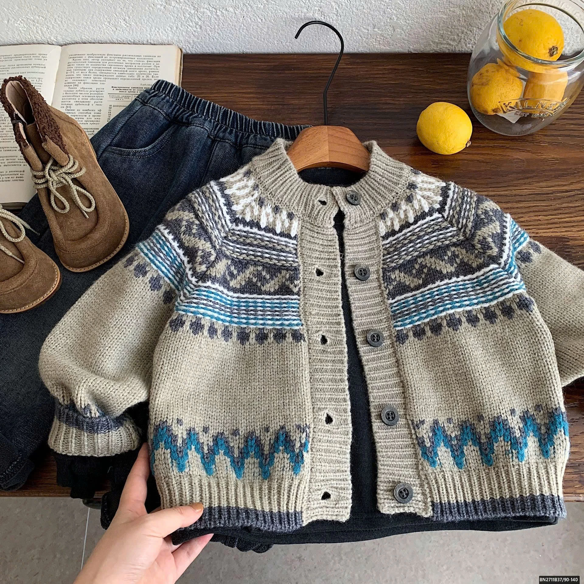 ÁO KHOÁC LEN THỔ CẨM