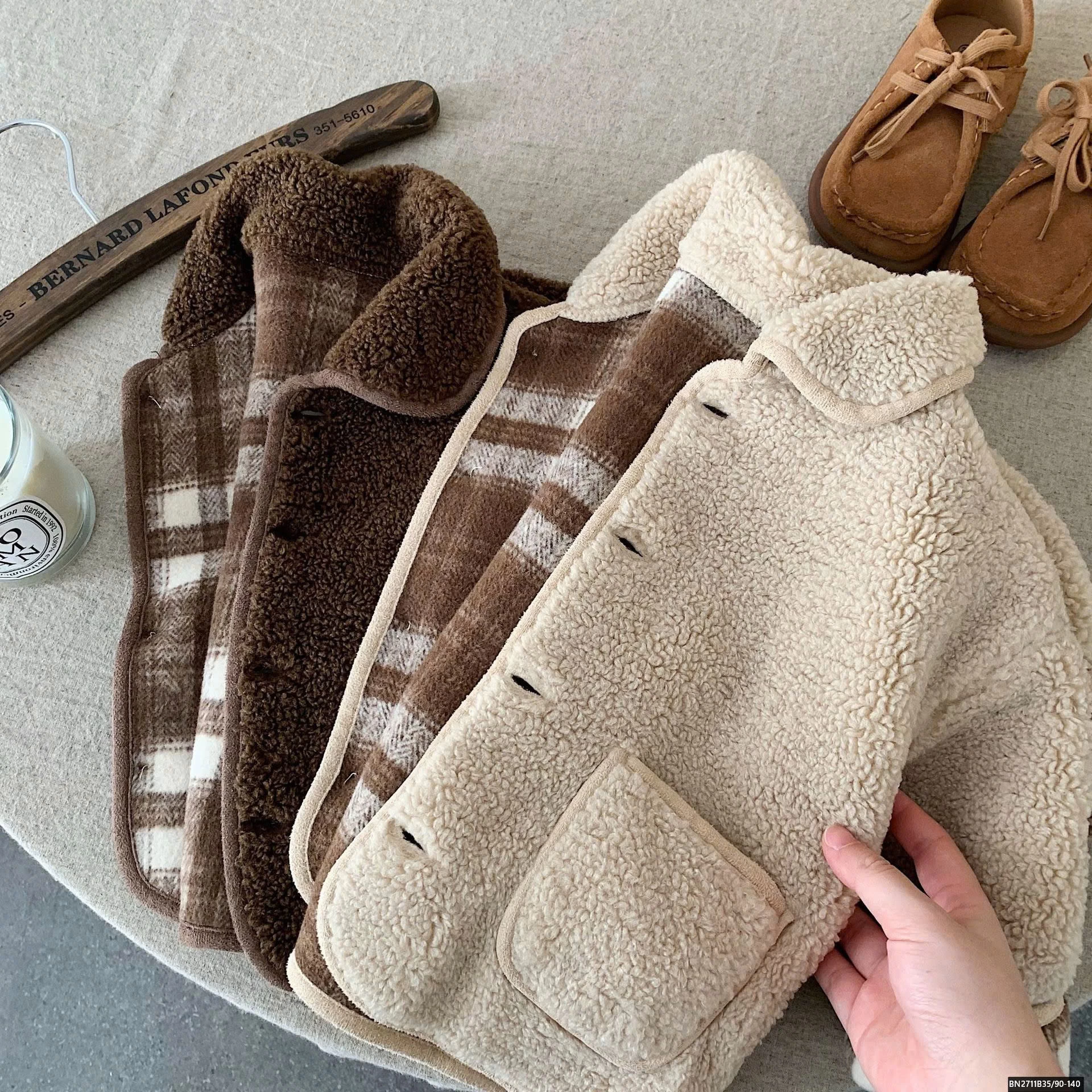 ÁO KHOÁC LÔNG CỪU HÀN QUỐC