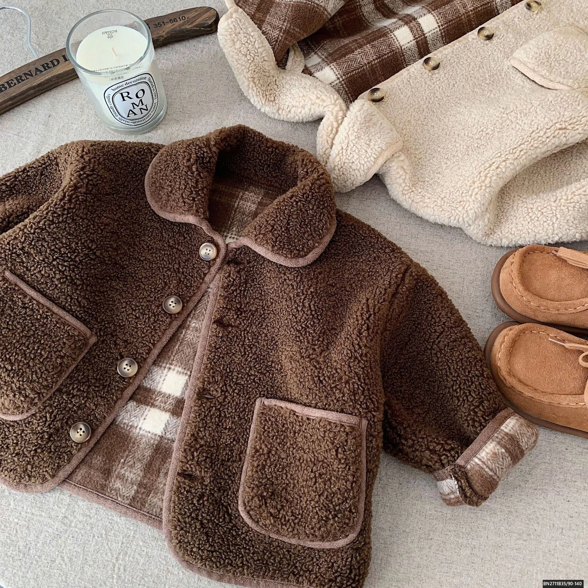 ÁO KHOÁC LÔNG CỪU HÀN QUỐC