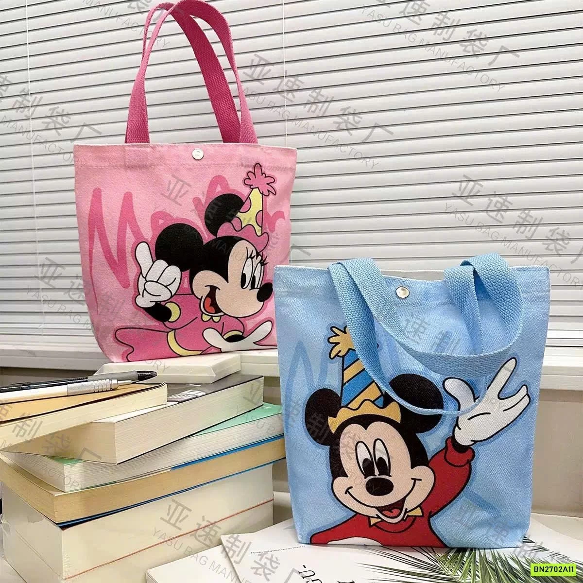 TÚI VẢI CANVAS MICKEY