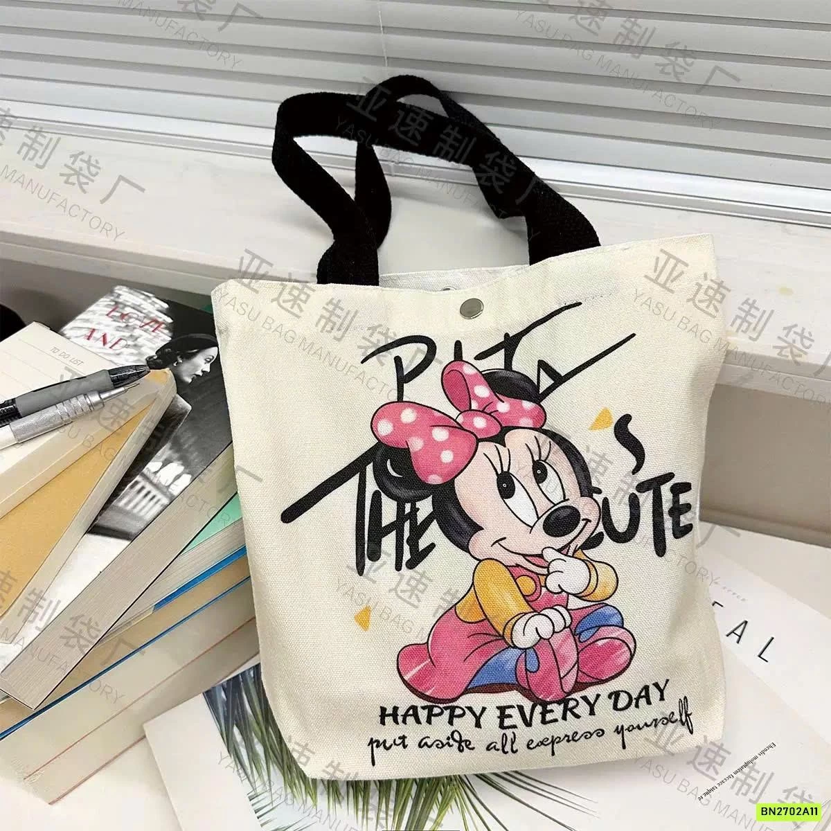 TÚI VẢI CANVAS MICKEY