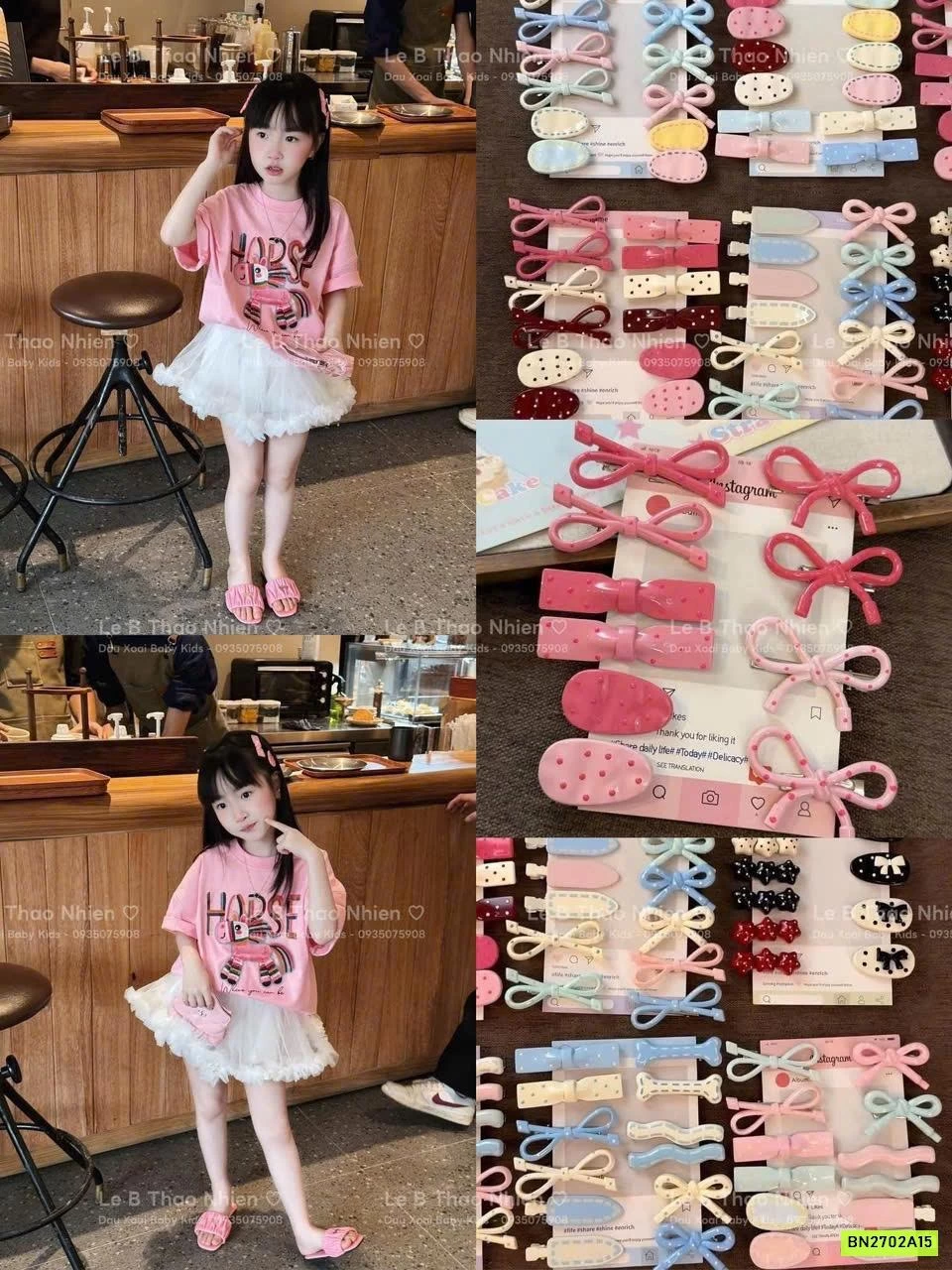 COMBO 44 KẸP TÓC DỄ THƯƠNG