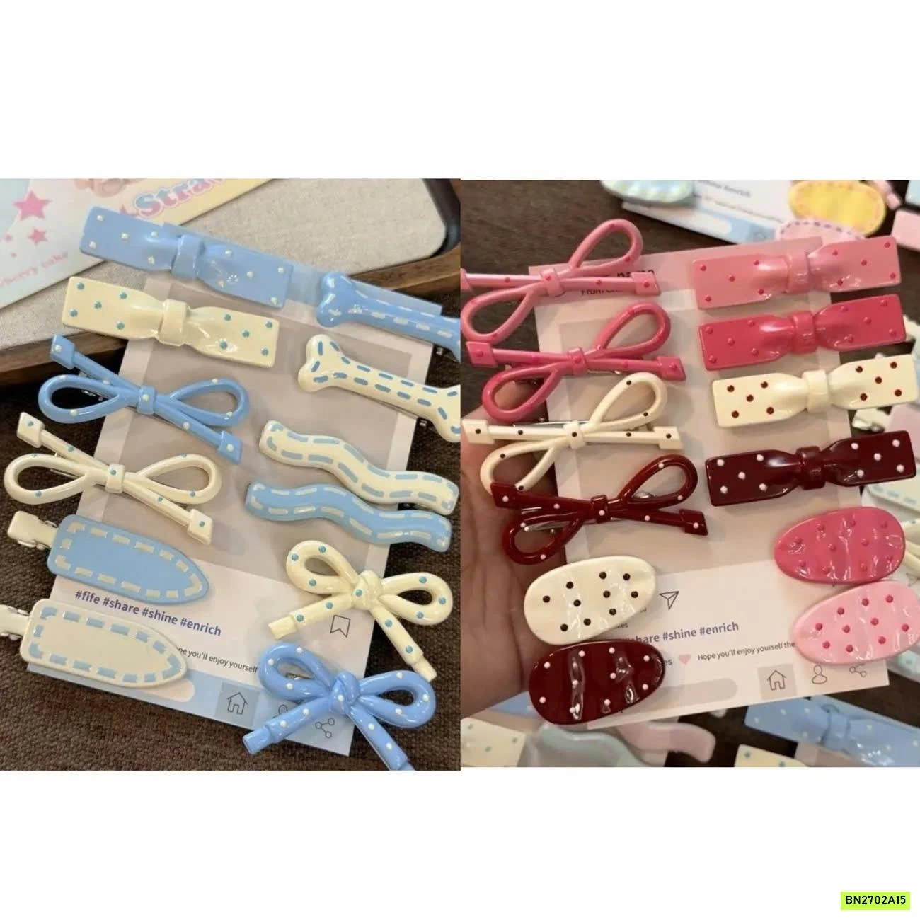 COMBO 44 KẸP TÓC DỄ THƯƠNG