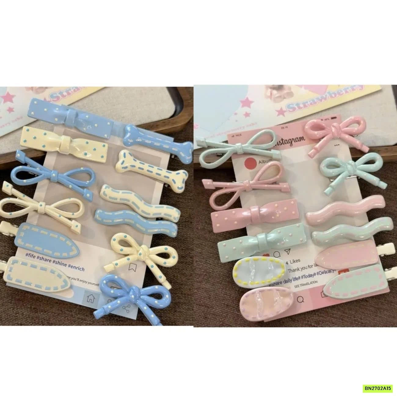 COMBO 44 KẸP TÓC DỄ THƯƠNG