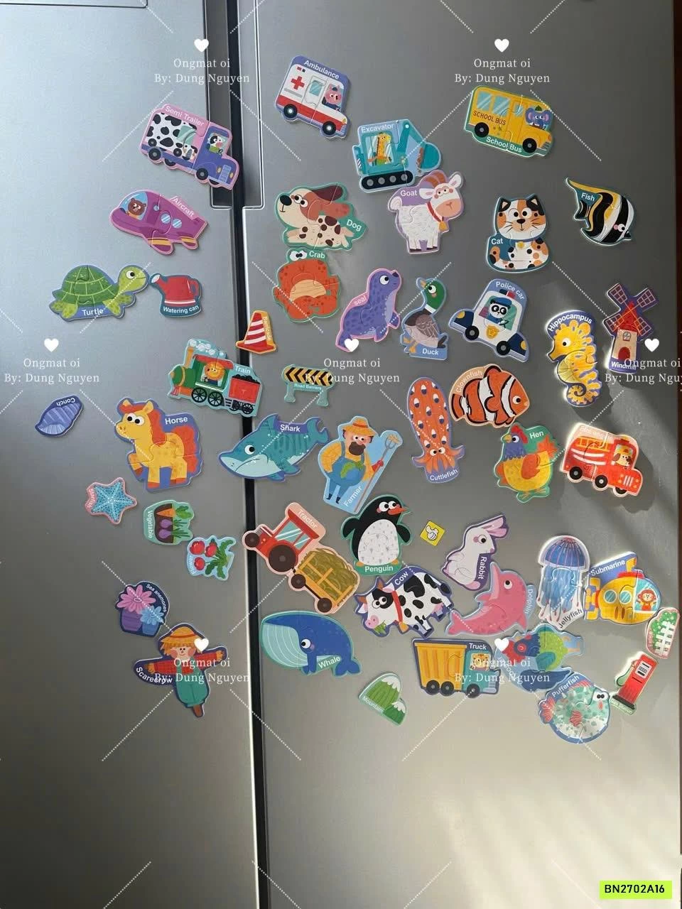 BỘ NAM CHÂM GHÉP HÌNH