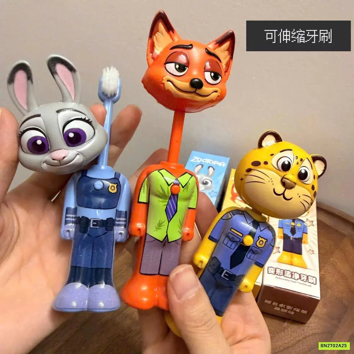 SÉT 3 BÀN CHẢI ĐÁNH RĂNG HOẠT HÌNH SIÊU CƯNG