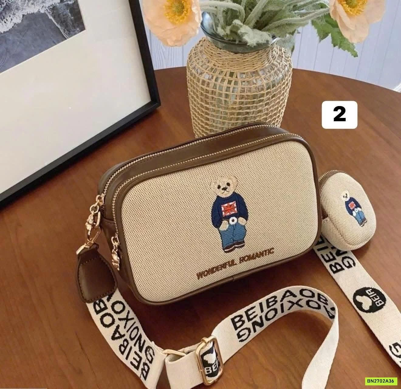 TÚI GẤU ĐEO CHÉO BEIBAOBBAO