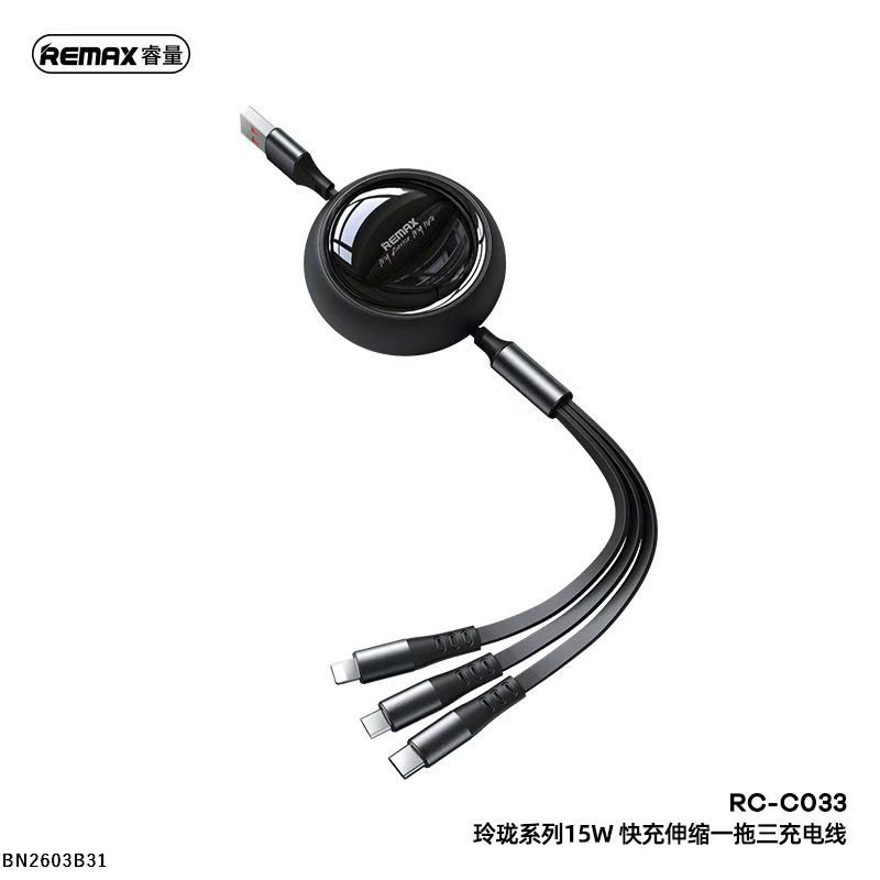 DÂY SẠC 3 IN 1 REMAX