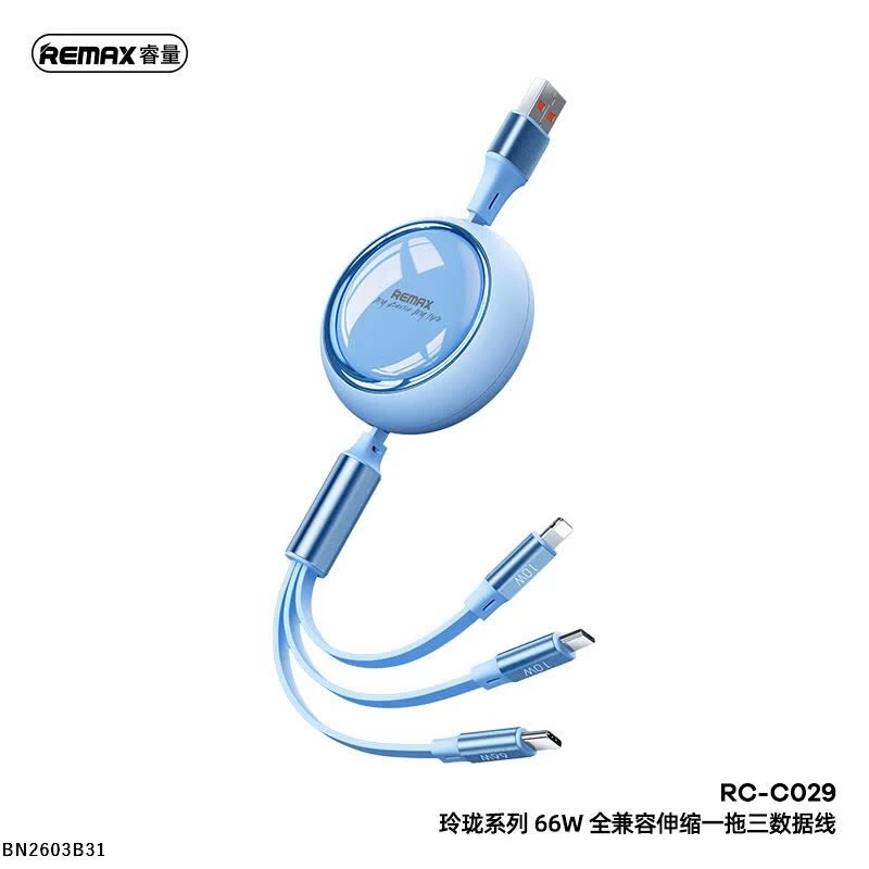 DÂY SẠC 3 IN 1 REMAX