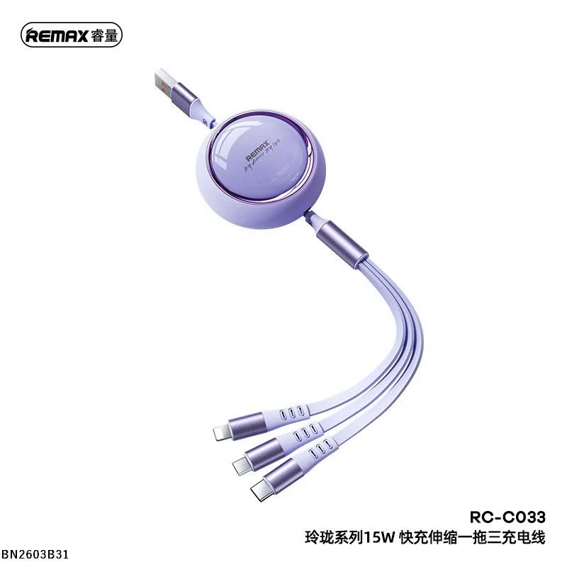 DÂY SẠC 3 IN 1 REMAX