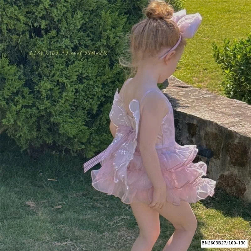 VÁY BƠI HỒNG CÀNH BƯỚM