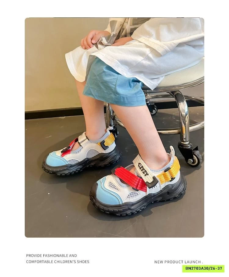 SANDAL GIẢ GIÀY THỂ THAO PHỐI MÀU