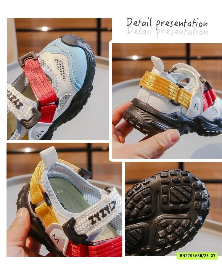 SANDAL GIẢ GIÀY THỂ THAO PHỐI MÀU