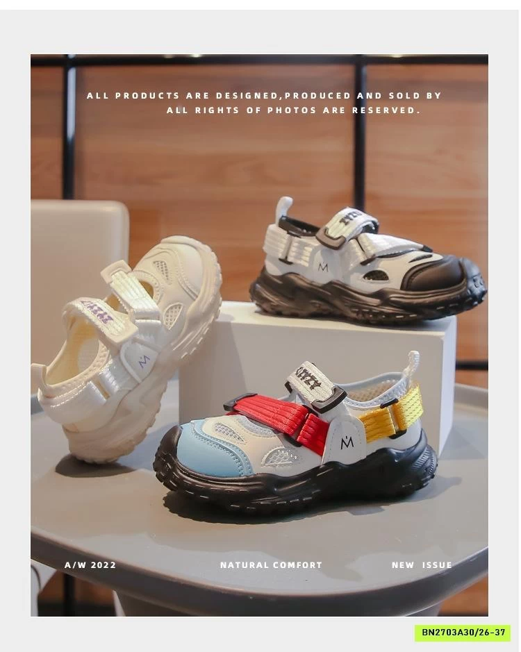 SANDAL GIẢ GIÀY THỂ THAO PHỐI MÀU