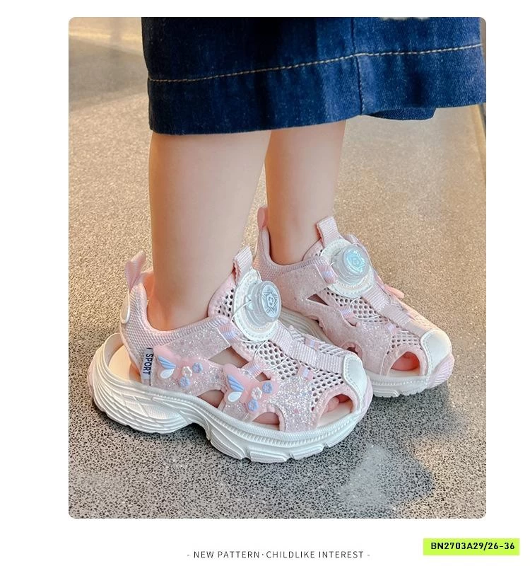 SANDAL THÔNG HƠI GIẢ GIÀY BLING BG