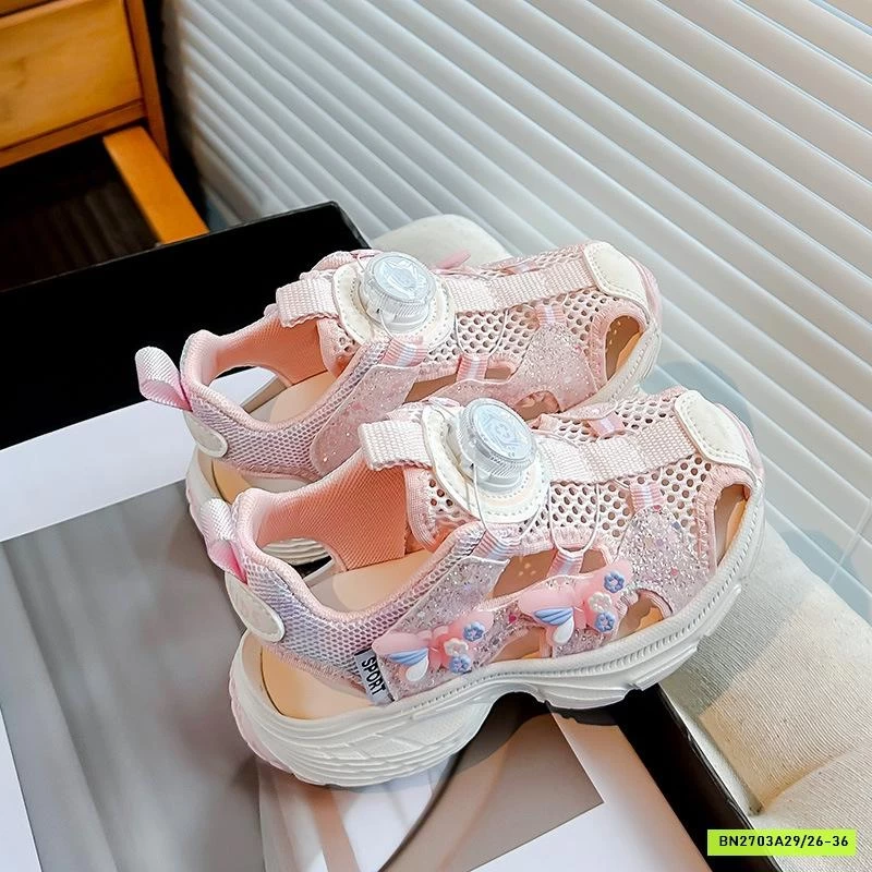 SANDAL THÔNG HƠI GIẢ GIÀY BLING BG