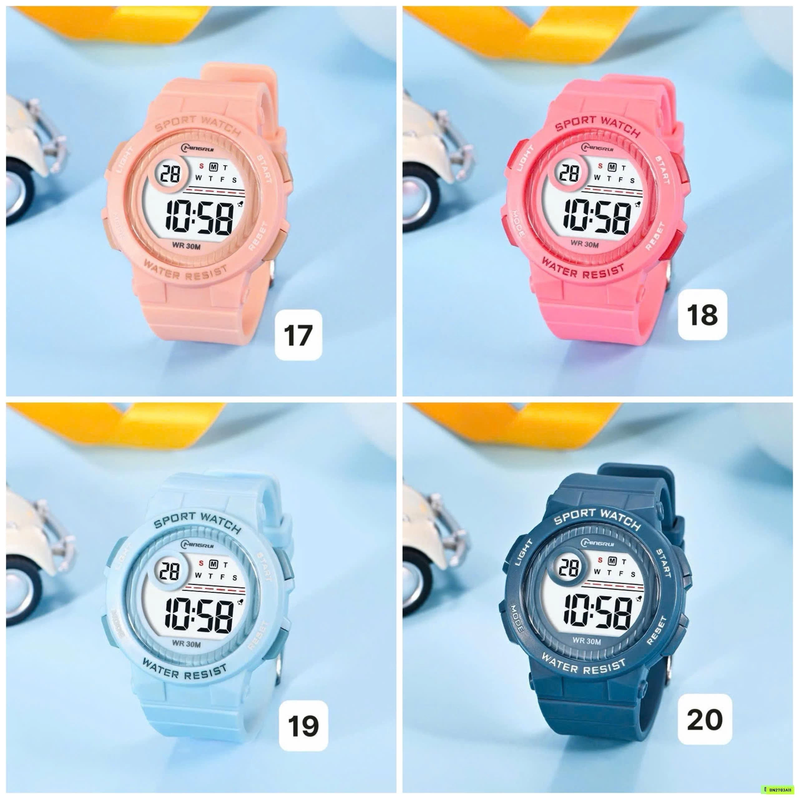 BST ĐỒNG HỒ ĐIỆN TỬ CHO BÉ