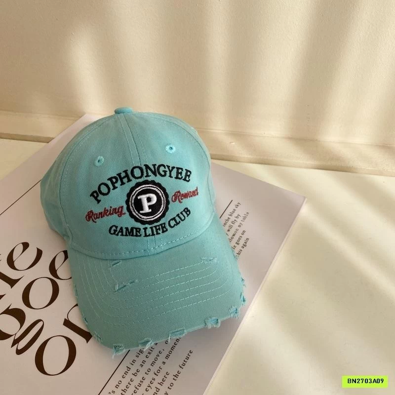 MŨ KẾT THÊU CHỮ RÁCH MẸ BÉ