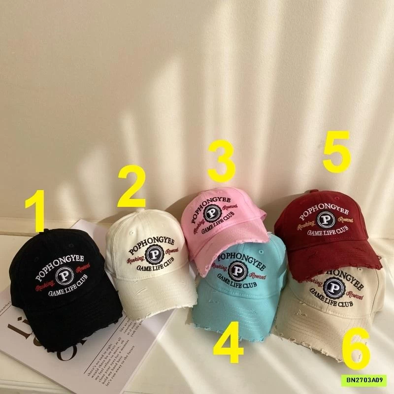 MŨ KẾT THÊU CHỮ RÁCH MẸ BÉ