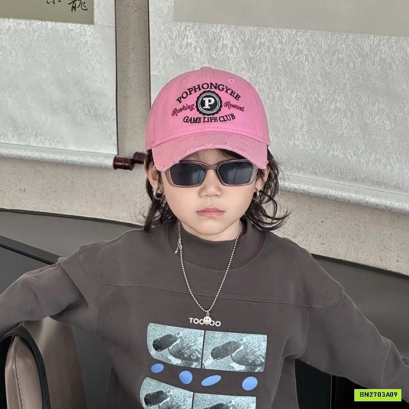 MŨ KẾT THÊU CHỮ RÁCH MẸ BÉ