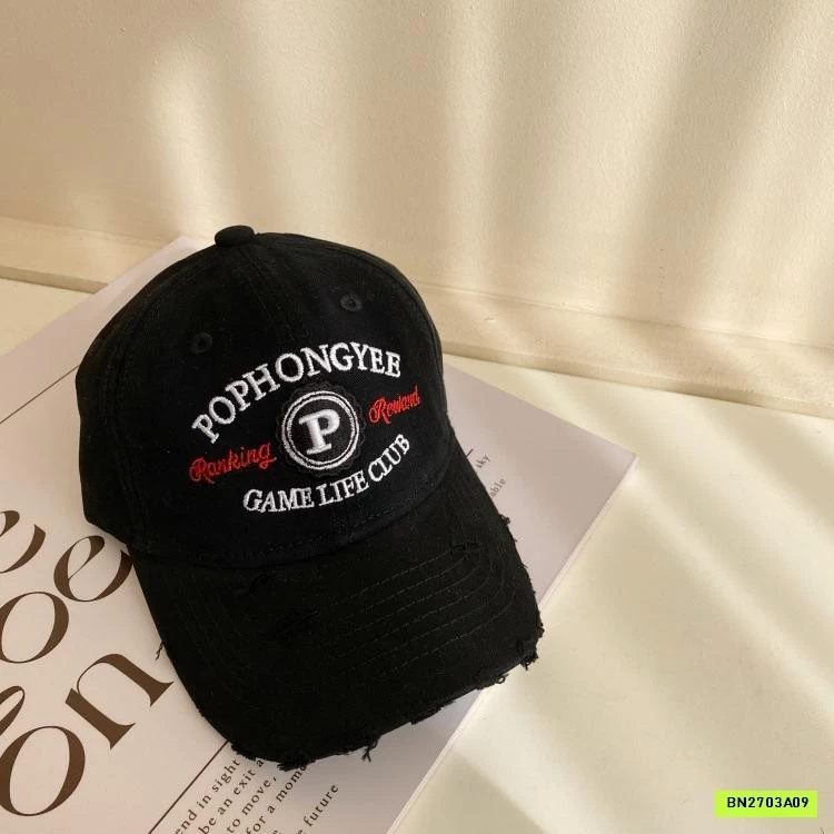 MŨ KẾT THÊU CHỮ RÁCH MẸ BÉ