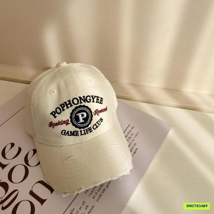 MŨ KẾT THÊU CHỮ RÁCH MẸ BÉ