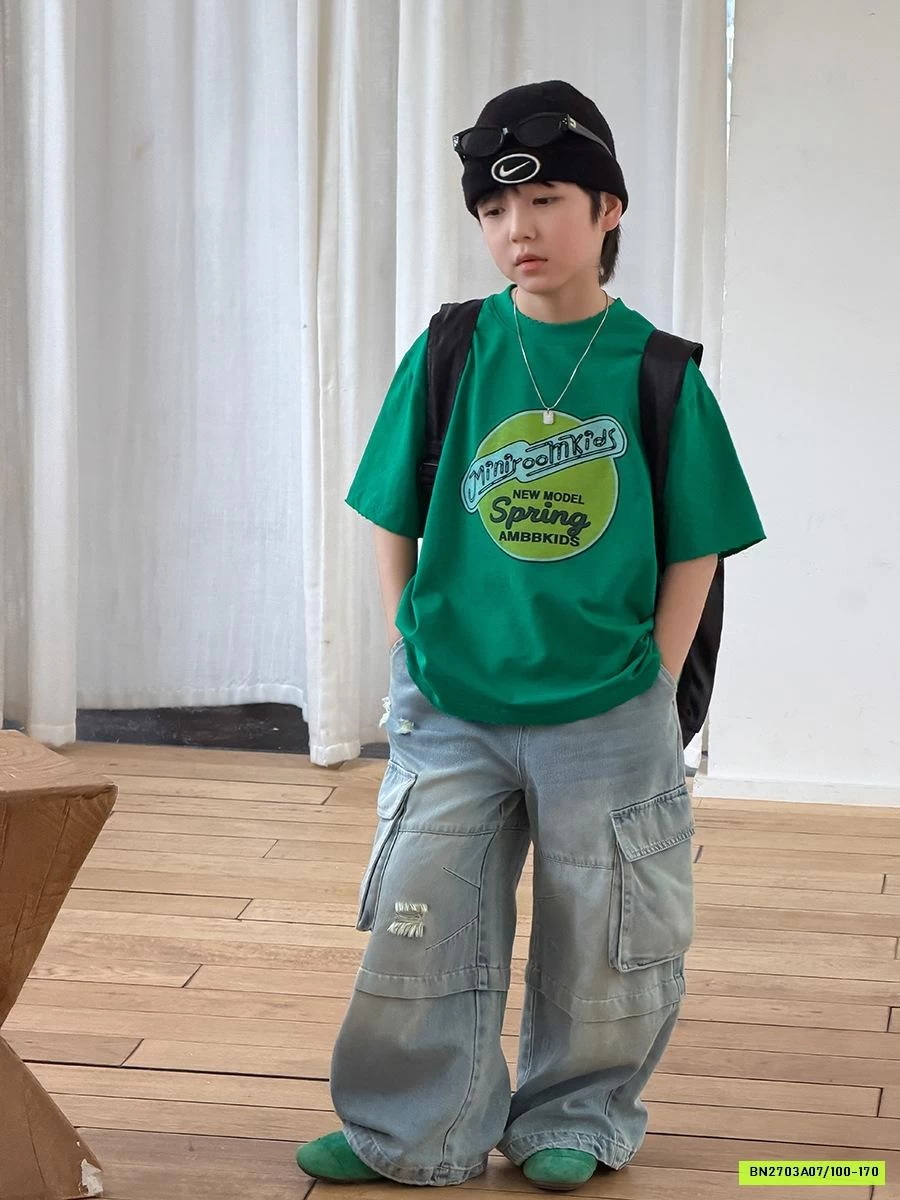 ÁO THUN XANH LÁ 26A136 AMBB