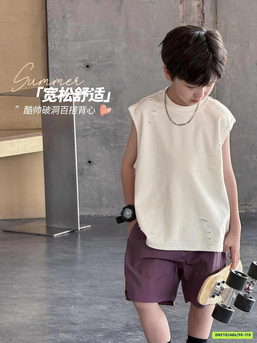 ÁO 3 LỖ RÁCH CÁ TÍNH 25B148 AMBB