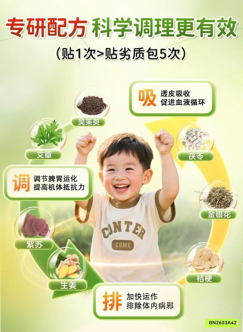 HỘP 60 MIẾNG DÁN CHÂN ĐÔNG Y CHO BÉ