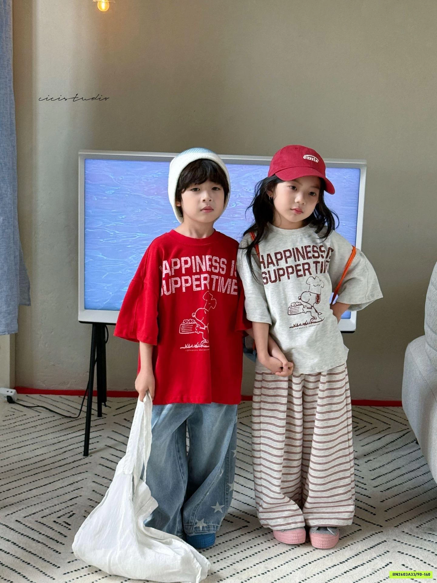 ÁO THUN SNOOPY IN CHỮ CICI