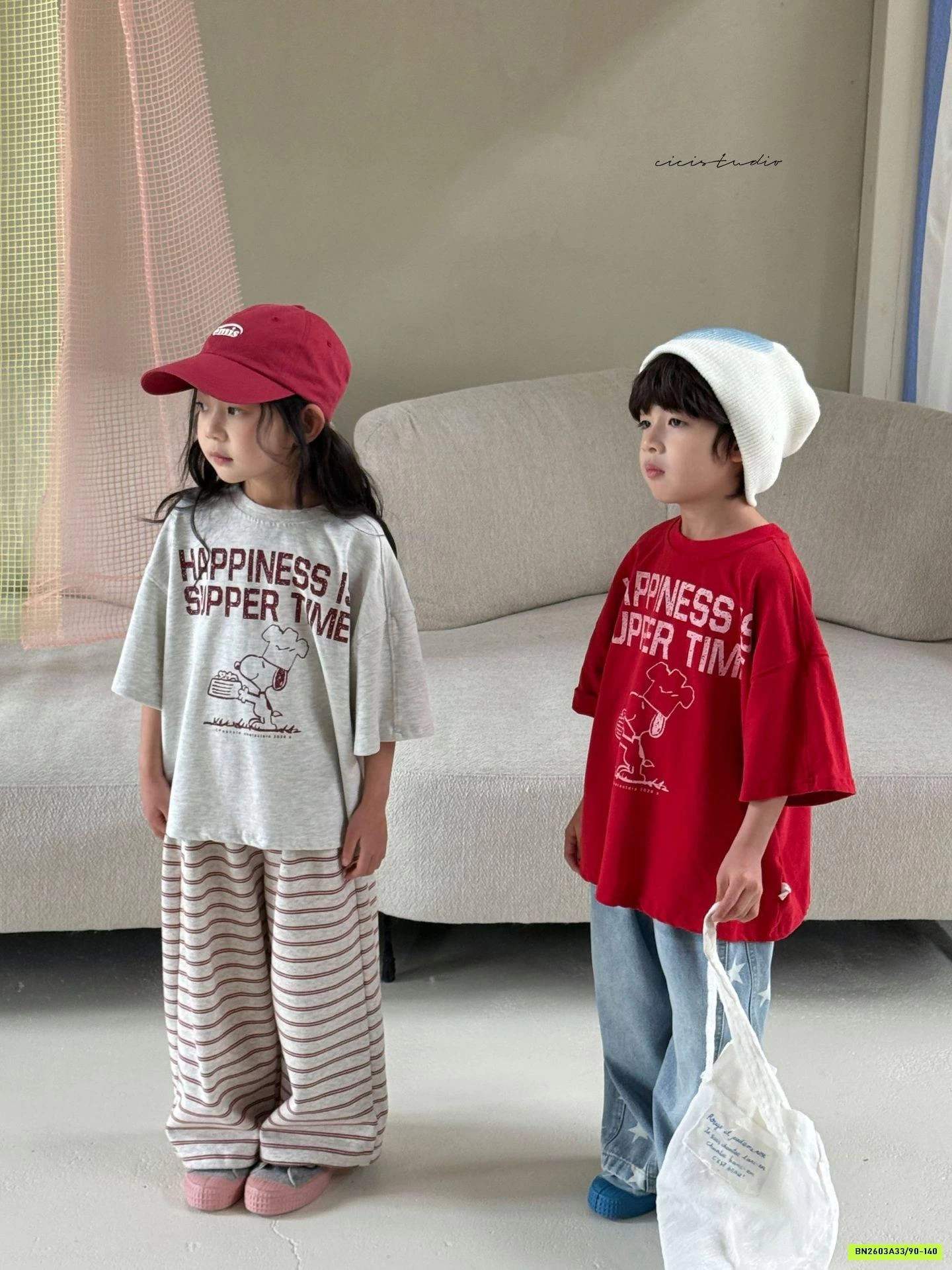 ÁO THUN SNOOPY IN CHỮ CICI