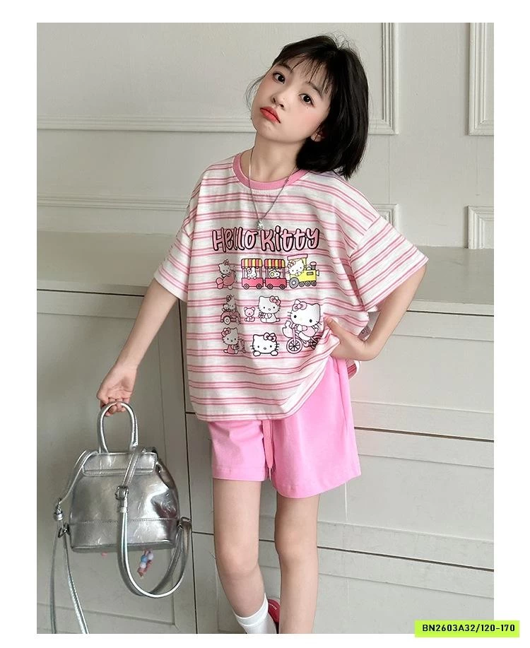 BỘ KẺ HỒNG KITTY SZ ĐẠI