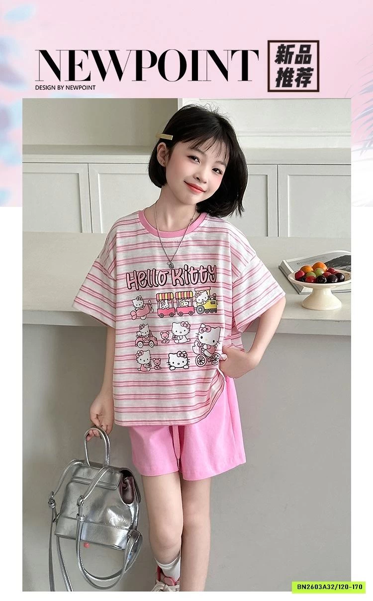 BỘ KẺ HỒNG KITTY SZ ĐẠI