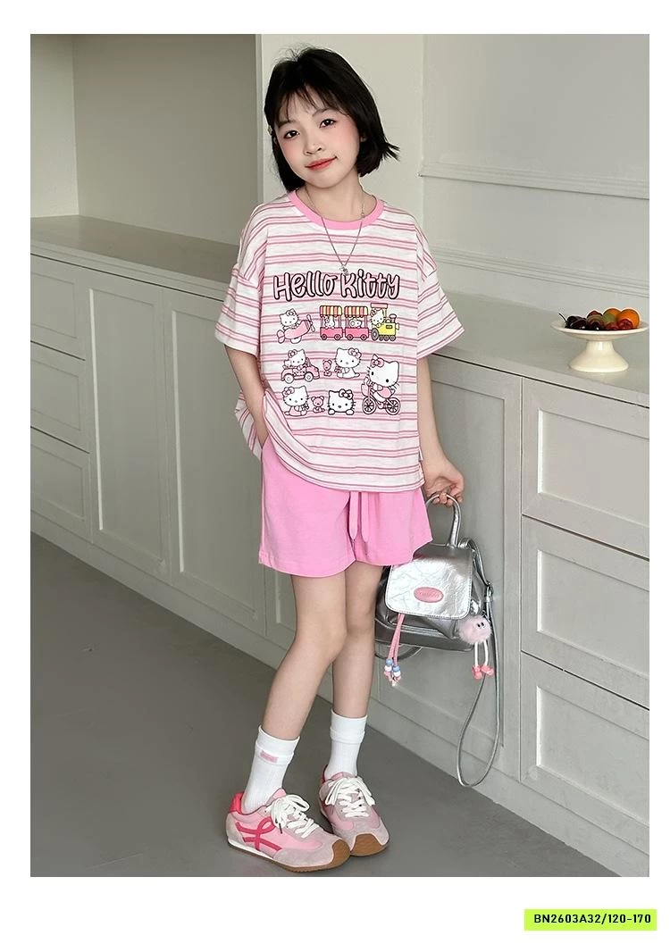 BỘ KẺ HỒNG KITTY SZ ĐẠI