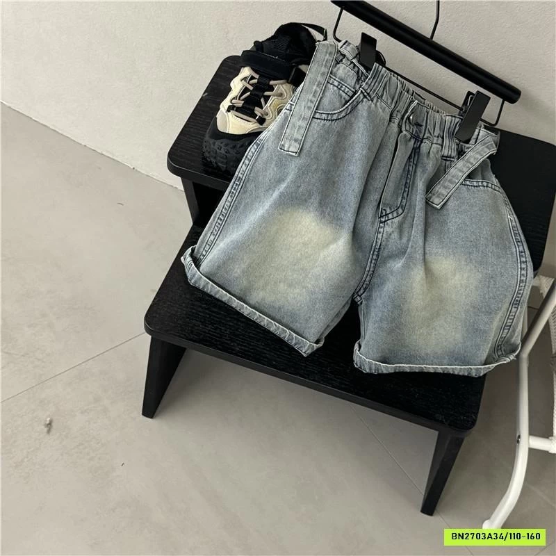 SHORT JEANS BẠC GỐI XUẤT HÀN