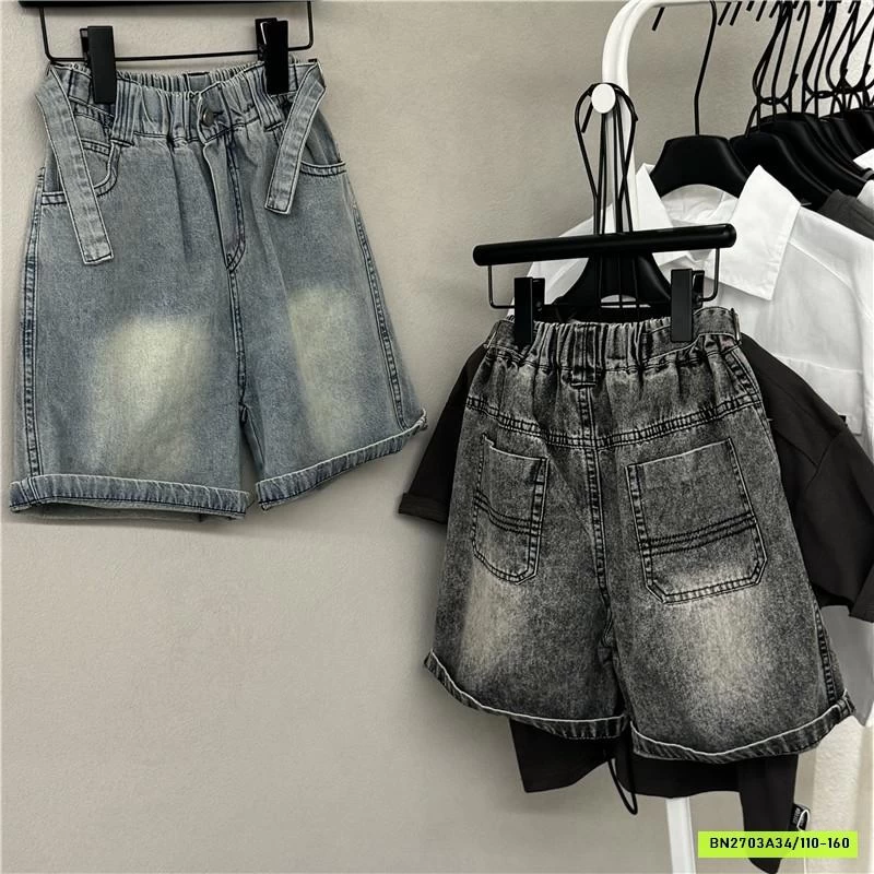 SHORT JEANS BẠC GỐI XUẤT HÀN