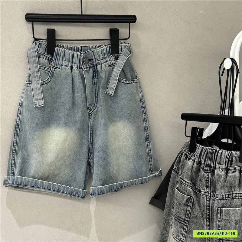 SHORT JEANS BẠC GỐI XUẤT HÀN