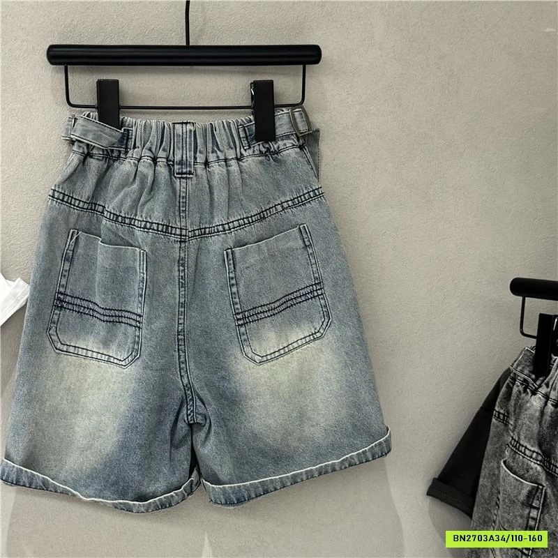 SHORT JEANS BẠC GỐI XUẤT HÀN