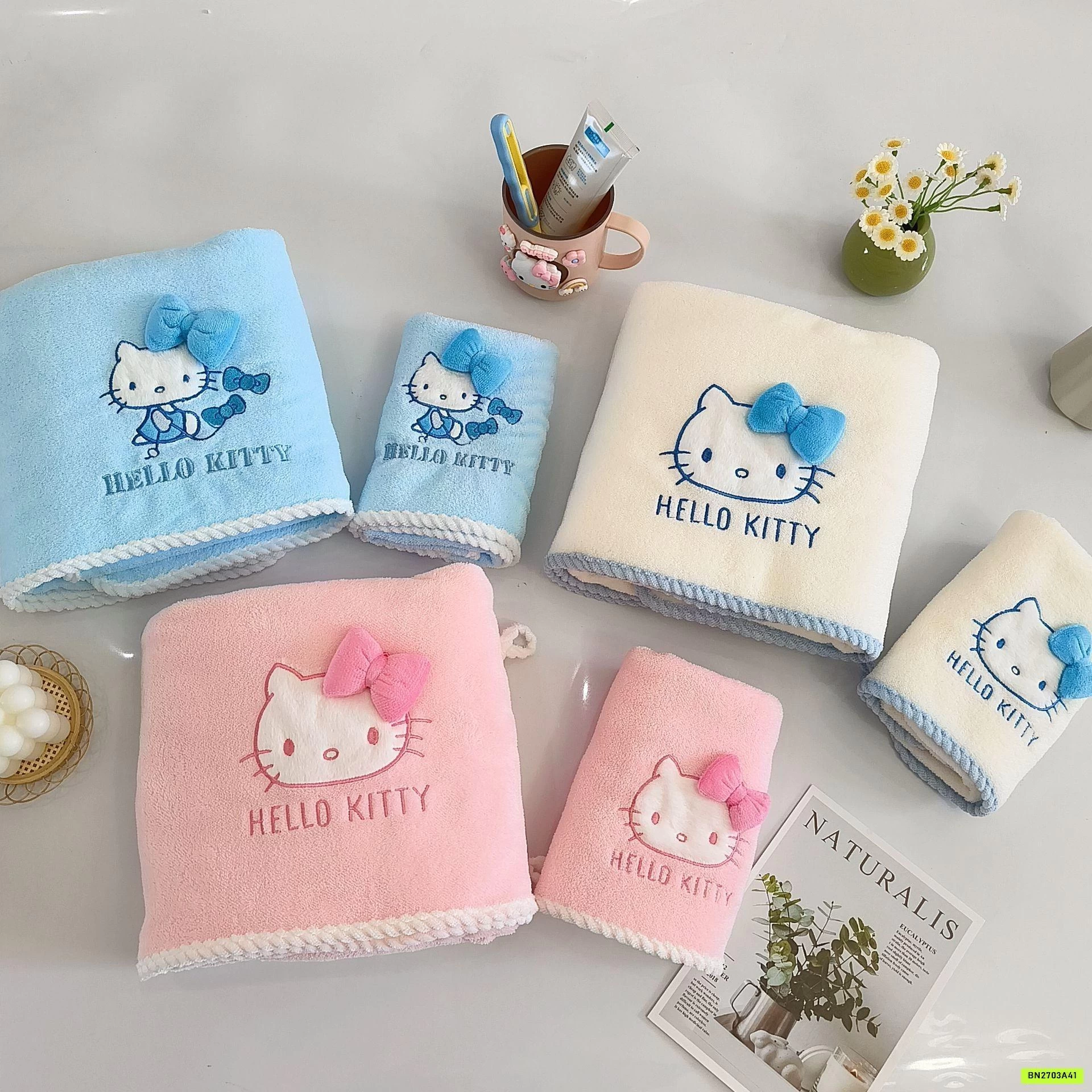 SÉT KHĂN TẮM 3IN1