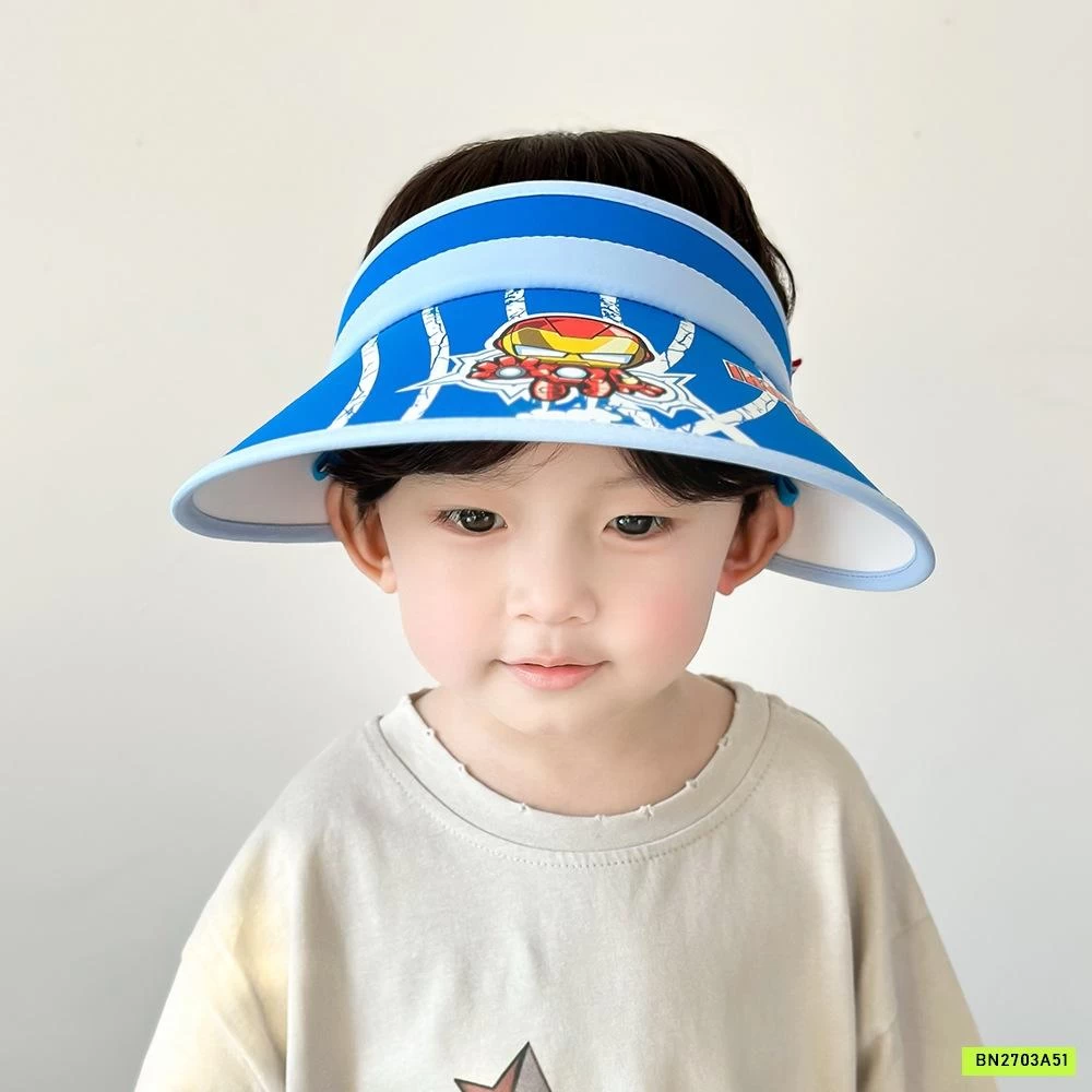 MŨ CHỐNG NẮNG NỬA ĐẦU HOẠT HÌNH BT