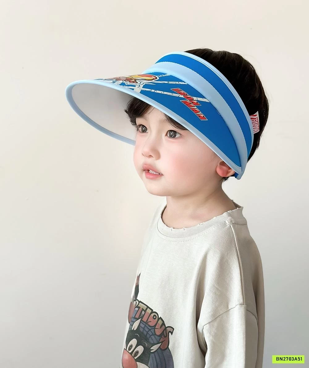 MŨ CHỐNG NẮNG NỬA ĐẦU HOẠT HÌNH BT