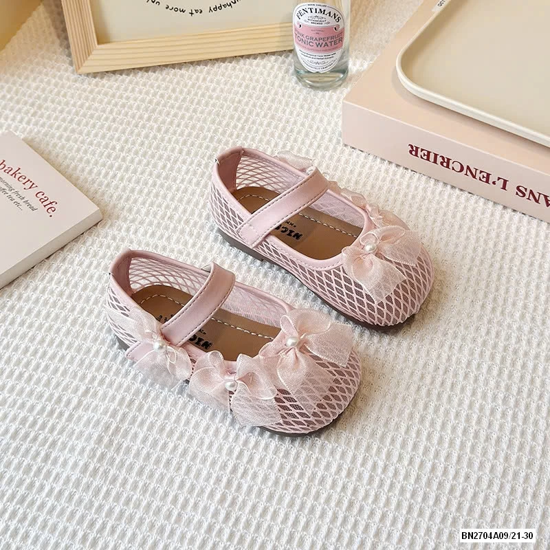 GIÀY BÚP BÊ LƯỚI GẮN NƠ