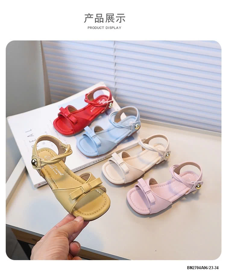 SANDAL DA PU QUAI NƠ