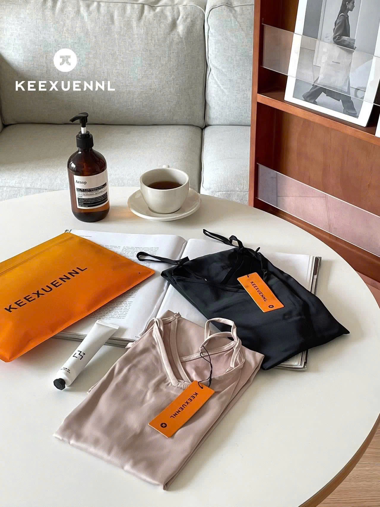 VÁY NGỦ 2 DÂY SA TANH KEEXUENNL